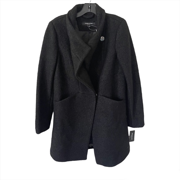 NWT Kenneth Cole Wool-Blend Coat Jacket Size S/P - Picture 5 of 13